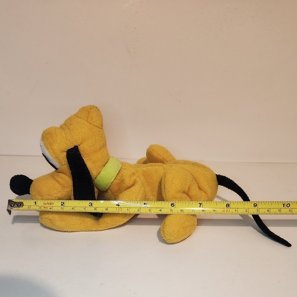7” Walt Disney World Disneyland beanie filled Pluto Plush Dog - Picture 10 of 10